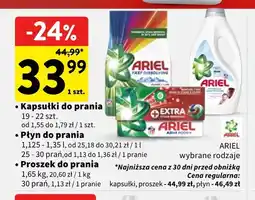 Intermarche Kapsułki do prania Ariel oferta
