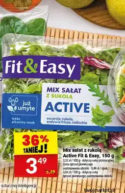 Twój Market Mix sałat z rukolą Active Fit & Easy oferta
