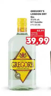 Kaufland Gin Gregory's London Dry oferta