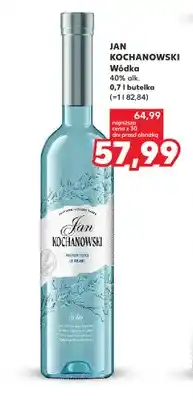 Kaufland Wódka Jan Kochanowski 40% oferta