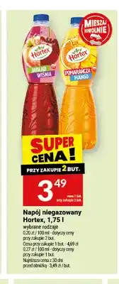 Twój Market Napój niegazowany Hortex jabłko wiśnia oferta