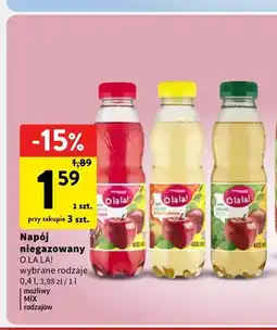 Intermarche Napój niegazowany O La La! jabłko-wiśnia oferta