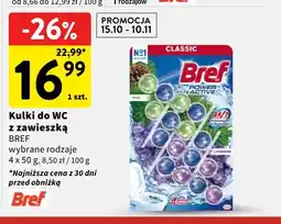 Intermarche Kulki do WC z zawieszką Bref 4-pak oferta