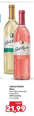 Kaufland Wino różowe Carlo Rossi Pink oferta