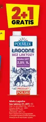 Twój Market Mleko UHT Łagodne bez laktozy Polmlek 2% oferta