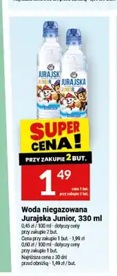 Twój Market Woda niegazowana Jurajska Junior oferta