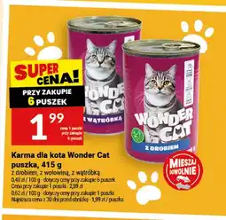 Twój Market Karma dla kota Wonder Cat puszka z drobiem oferta
