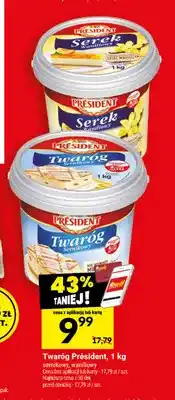 Twój Market Twaróg Président sernikowy oferta