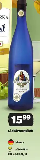 Netto Wino półsłodkie Liebfraumilch oferta