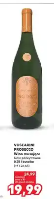Kaufland Wino musujące Voscarini Prosecco białe półwytrawne oferta