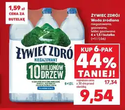 Kaufland Woda źródlana lekko gazowana Żywiec Zdrój 6-pak oferta