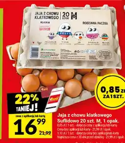 Twój Market Jajka kurze z chowu klatkowego Suflidowo M oferta