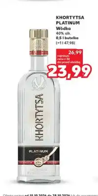 Kaufland Wódka Khortytsa Platinum oferta