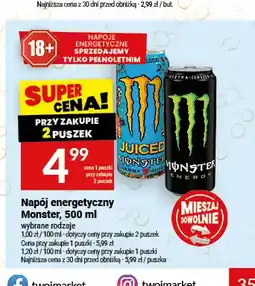 Twój Market Napój energetyczny Monster Juiced Mango Loco oferta