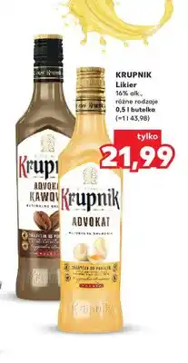 Kaufland Likier Krupnik Advokat kawowy oferta