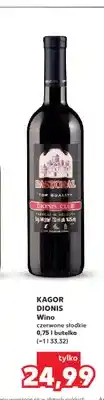 Kaufland Wino czerwone Kagor Dionis słodkie oferta