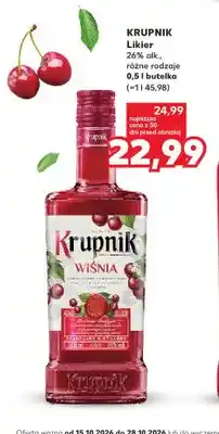 Kaufland Likier Krupnik oferta