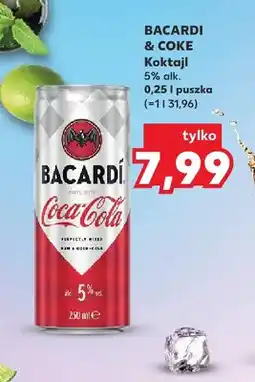 Kaufland Koktajl Bacardi & Coke oferta