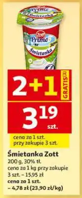 Auchan Śmietanka ZOTT oferta