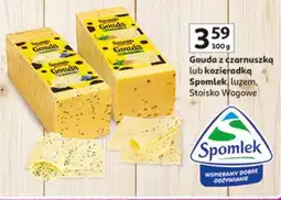 Auchan Gouda z czarnuszką lub kozieradką oferta