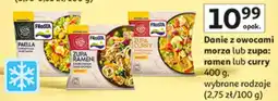 Auchan Danie z owocami morza lub zupa: ramen lub curry oferta