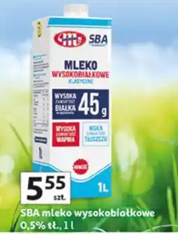 Auchan SBA mleko wysokobiałkowe oferta
