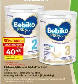 Auchan Bebiko Pro+ 2 lub 3 oferta