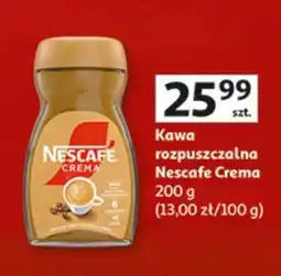 Auchan Kawa rozpuszczalna NESCAFÉ CREMA oferta