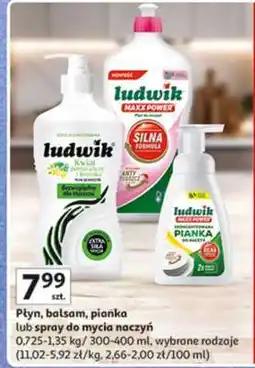 Auchan Płyn, balsam, pianka lub spray do mycia naczyń oferta