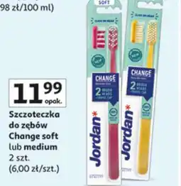 Auchan Szczoteczka do zębów Change soft lub medium oferta