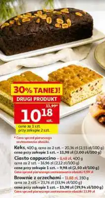 Auchan Brownie z orzechami oferta