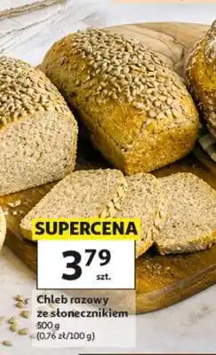 Auchan Chleb razowy ze slonecznikiem oferta