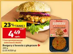 Auchan Burgery z łososia z pieprzem oferta