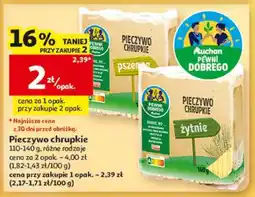 Auchan Pieczywo chrupkie oferta