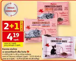 Auchan Karma mokra w saszetkach dla kota oferta