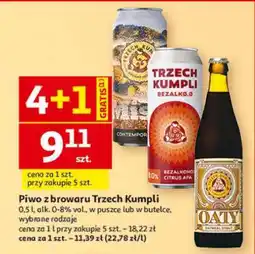 Auchan Piwo z browaru Trzech Kumpli oferta