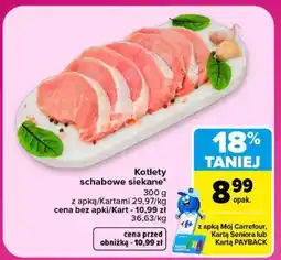 Carrefour Kotlety schabowe siekane oferta