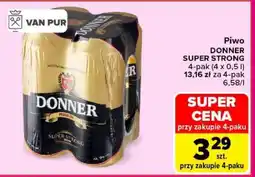 Carrefour Piwo DONNER SUPER STRONG oferta