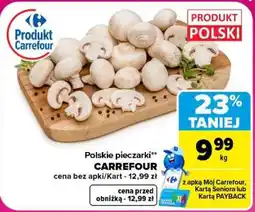 Carrefour Polskie pieczarki oferta