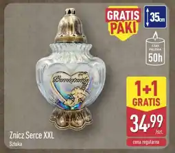 ALDI Znicz Serce XXL oferta