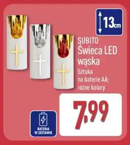 ALDI SUBITO Świeca LED wąska oferta