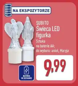 ALDI SUBITO Świeca LED figurka oferta