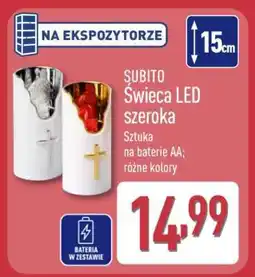 ALDI SUBITO Świeca LED szeroka oferta