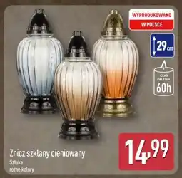 ALDI Znicz szklany cieniowany oferta