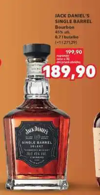 Kaufland Jack Daniel’s Single Barrel oferta