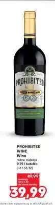 Kaufland PROHIBITED WINE oferta