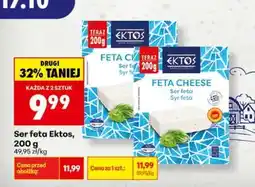 Biedronka Ser feta Ektos, 200 g oferta