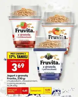 Biedronka Jogurt z granola Fruvita , 230 g oferta