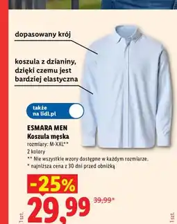 Lidl Koszula męska z dzianiny oferta