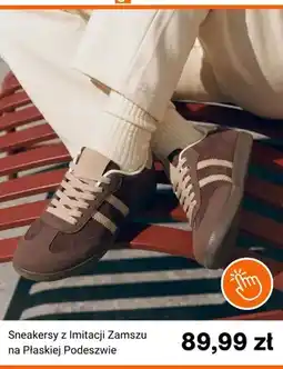 Born2be Sneakersy z imitacji zamszu na płaskiej podeszwie oferta